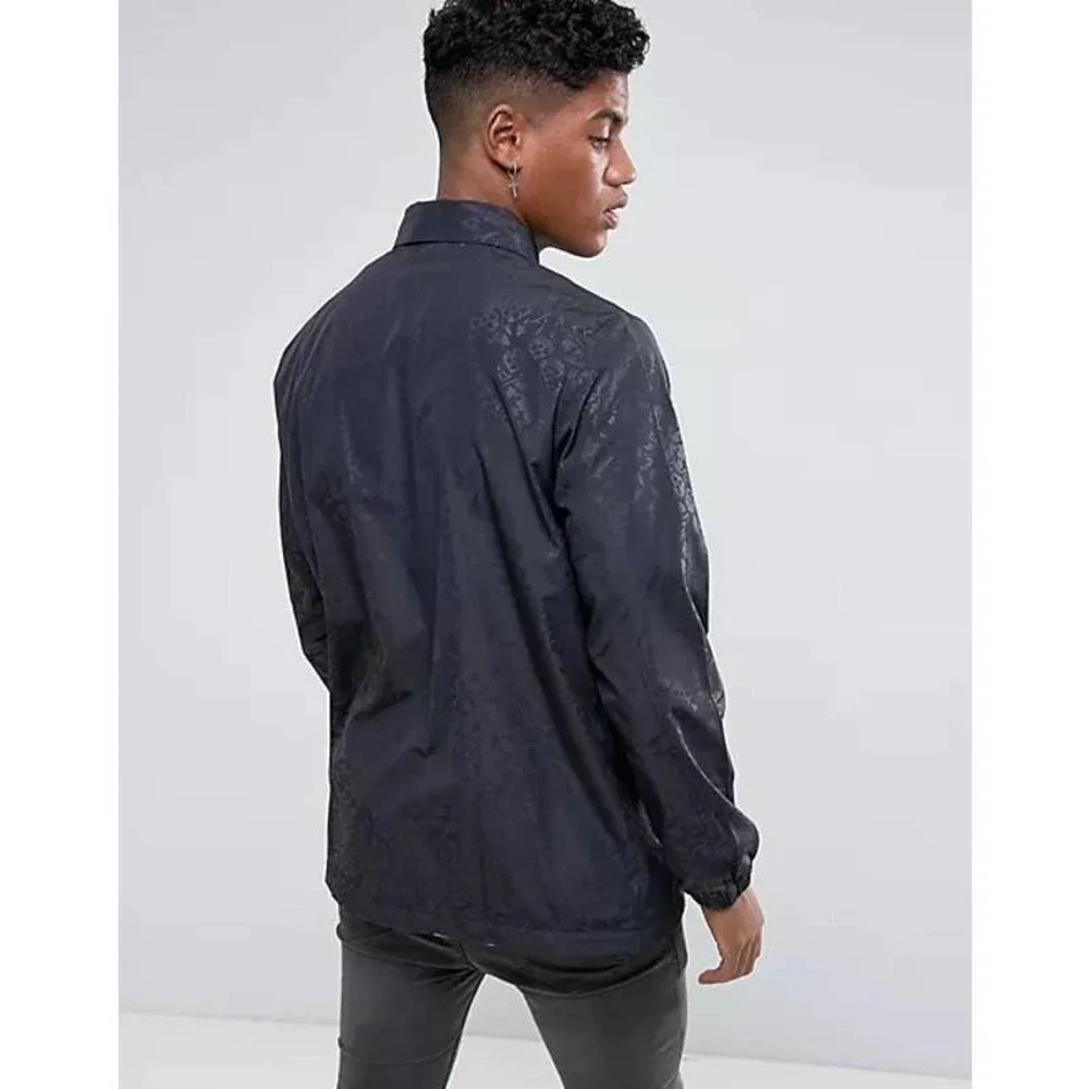 Adidas Ornamental Block Half-Zip Coach Jacket‎